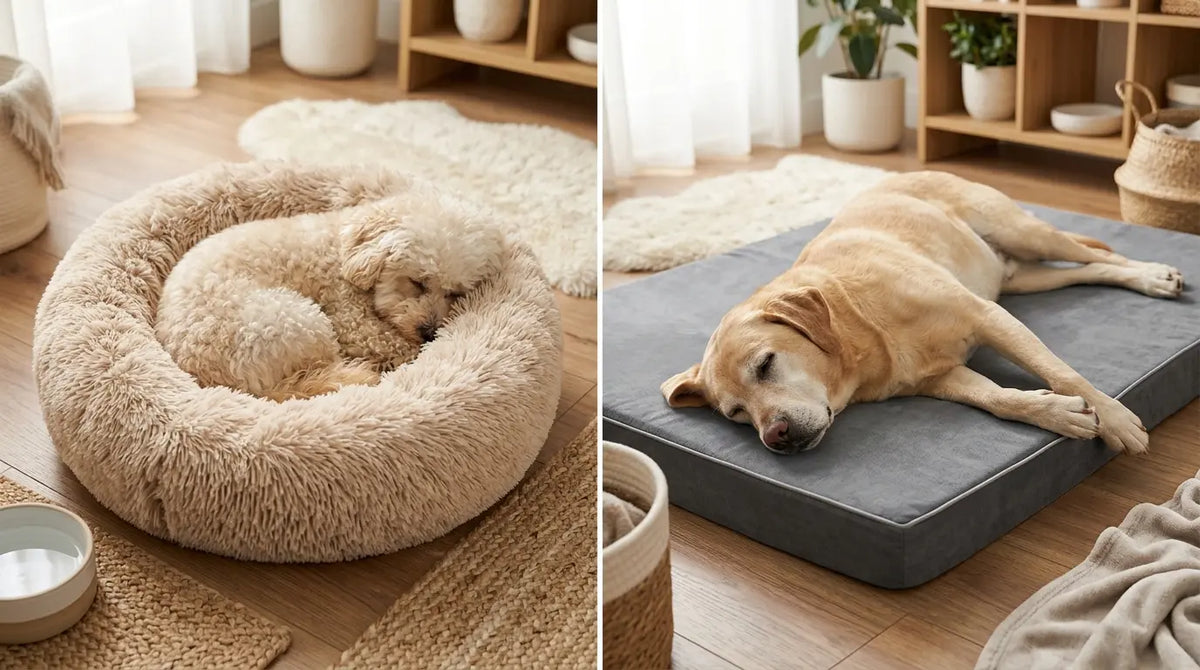 Donut Bed vs Orthopedic Bed: Which One Does Your Dog Actually Need?