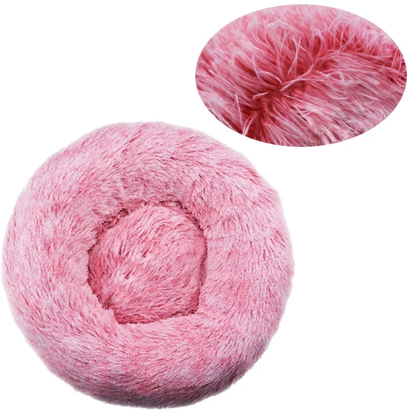 CloudNest Calming Donut Bed for Dogs & Cats