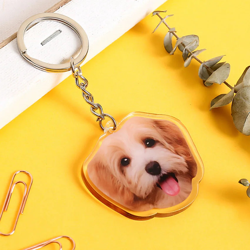 Custom Pet Photo Keychain – Carry Them Everywhere