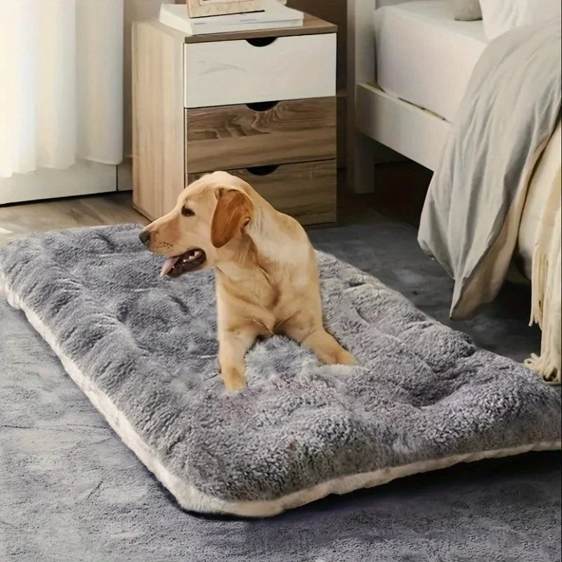 Ultra-Plush Calming Dog Bed for Large Breeds | Machine Washable