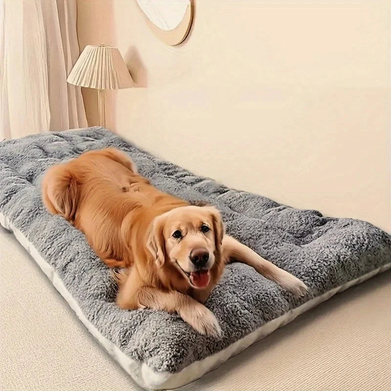 Ultra-Plush Calming Dog Bed for Large Breeds | Machine Washable
