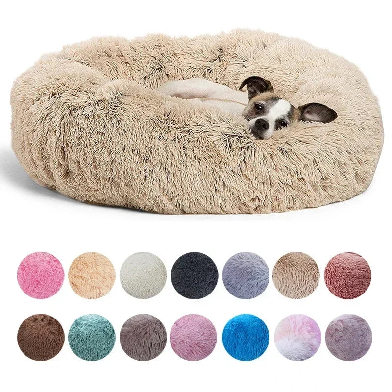 CloudNest Calming Donut Bed for Dogs & Cats