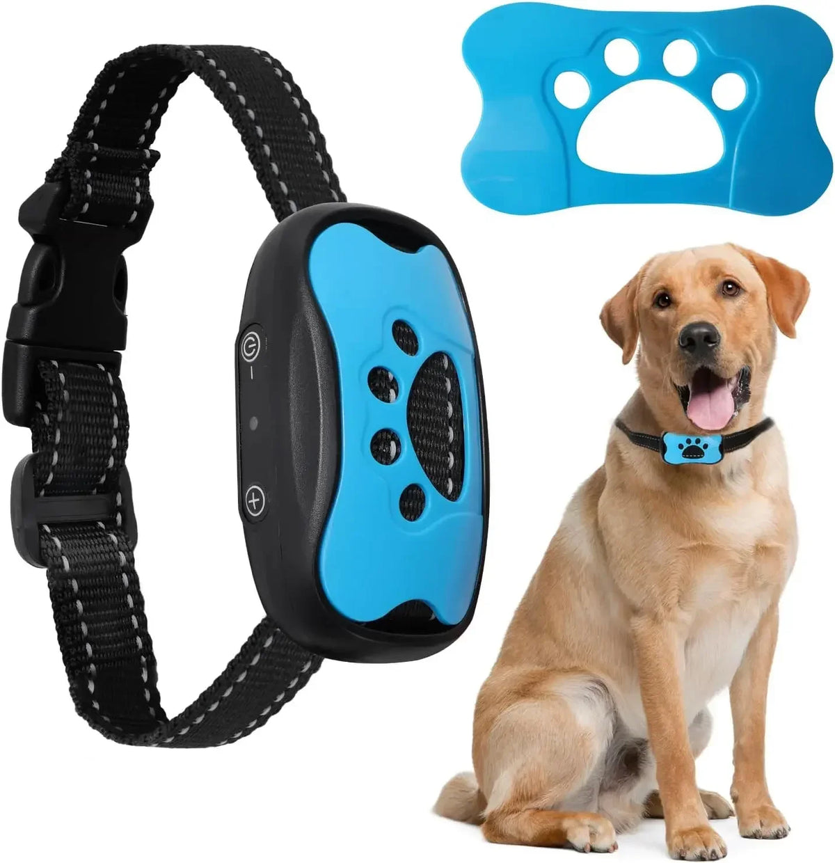HushPup No-Shock Bark Collar — Gentle Beep & Vibration Training