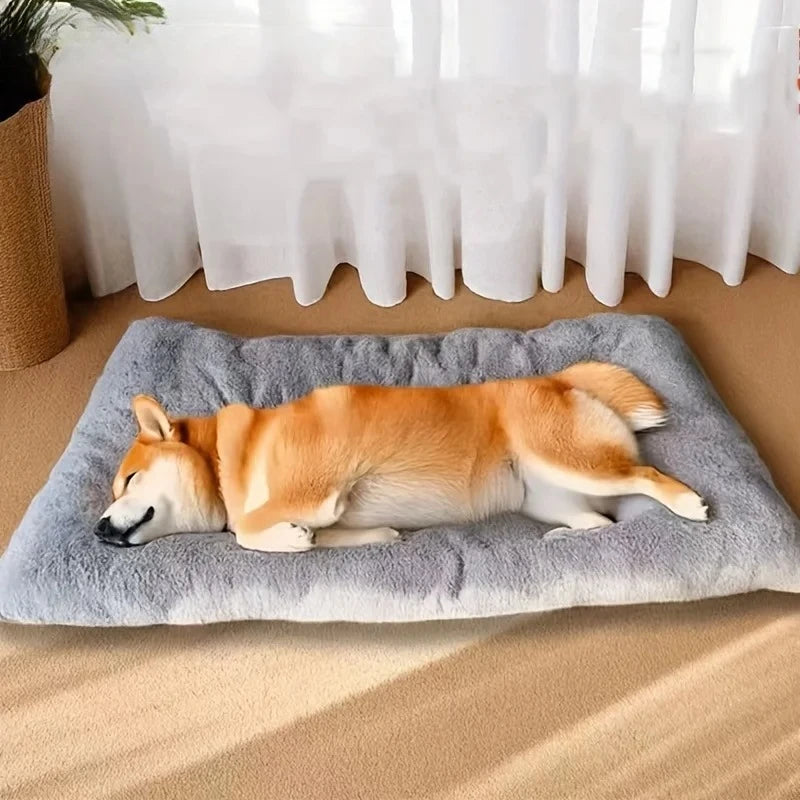 Ultra-Plush Calming Dog Bed for Large Breeds | Machine Washable