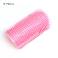 Cat Scratcher Massage Comb - Corner Scratching Brush with Catnip, Pet Deshedding Comb for Hair Removal, Grooming