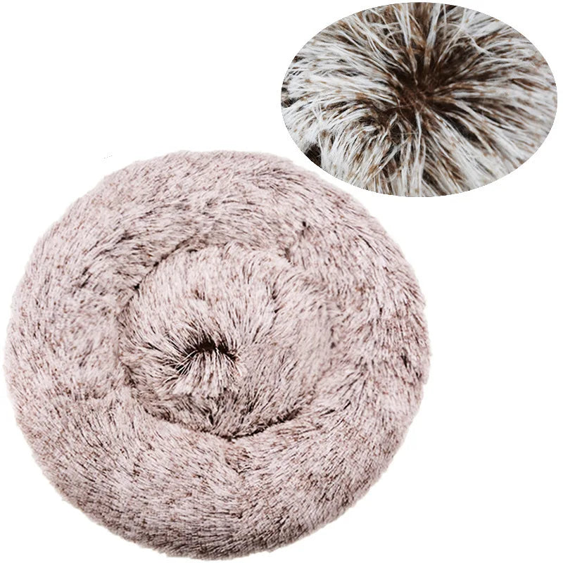 CloudNest Calming Donut Bed for Dogs & Cats