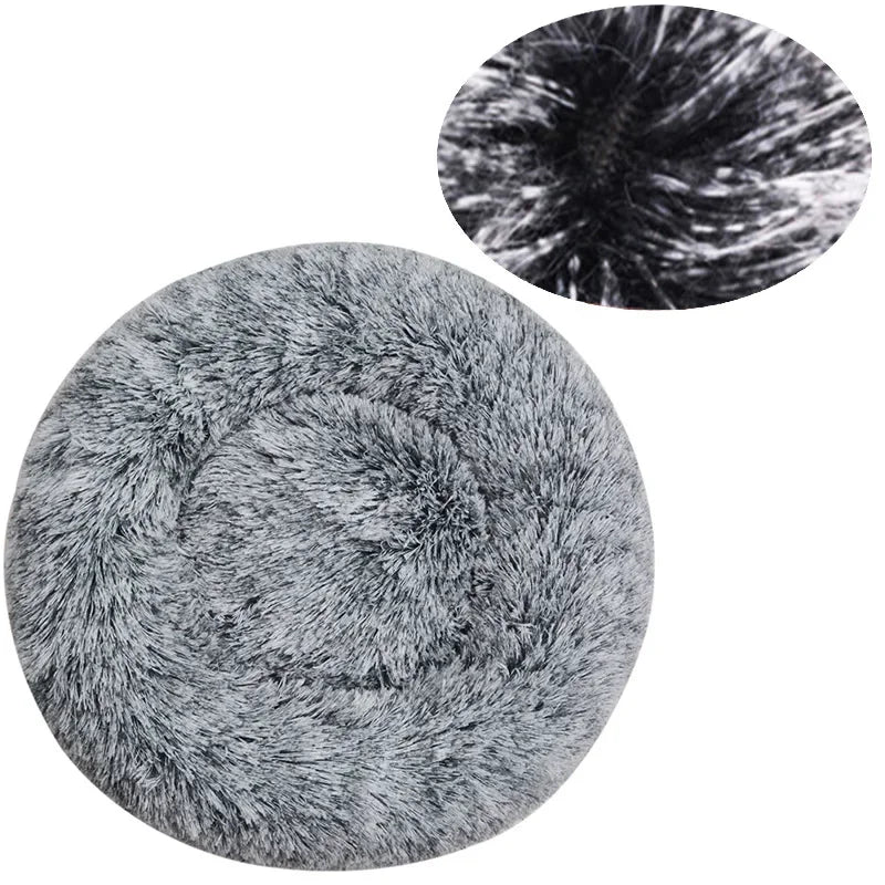 CloudNest Calming Donut Bed for Dogs & Cats