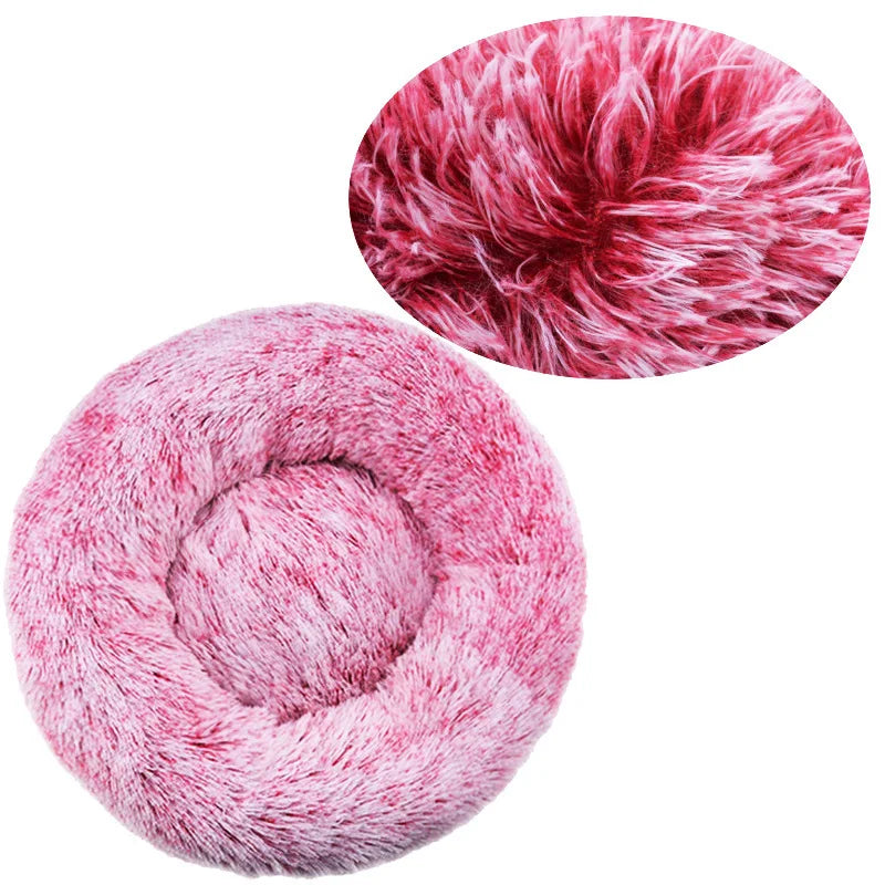 CloudNest Calming Donut Bed for Dogs & Cats